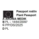 ARONIA na pniu czarna odporna na mróz - sadzonki 100 / 120 cm
