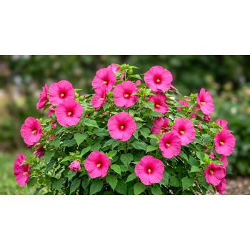 HIBISKUS Ketmia bagienny różowy Luna Rose