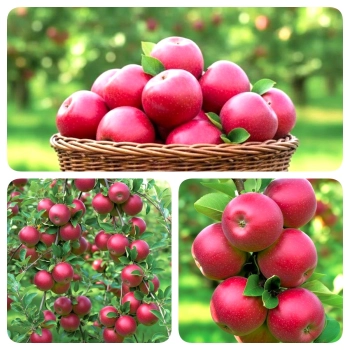 JABŁOŃ MALINOWA OBERLANDZKA stara odmiana - sadzonki 120 / 140 cm