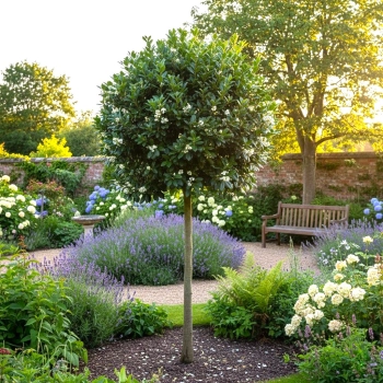 LAUROWIŚNIA IBERYJSKA NA PNIU ANGUSTIFOLIA - sadzonki 130 / 160 cm