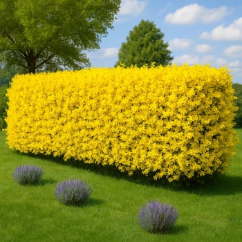 FORSYCJA żywopłot, złoto w Twoim ogrodzie PAKIET 5 SZT - sadzonki 40 / 60 cm