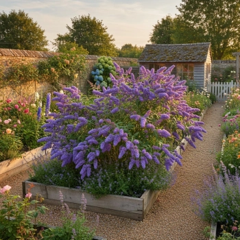 BUDLEJA DAWIDA ELLENS BLUE - sadzonki 10 / 20 cm